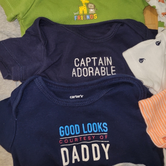 Set of 12 - Baby Boy Bodysuit/Onesies - Picture 3 of 7